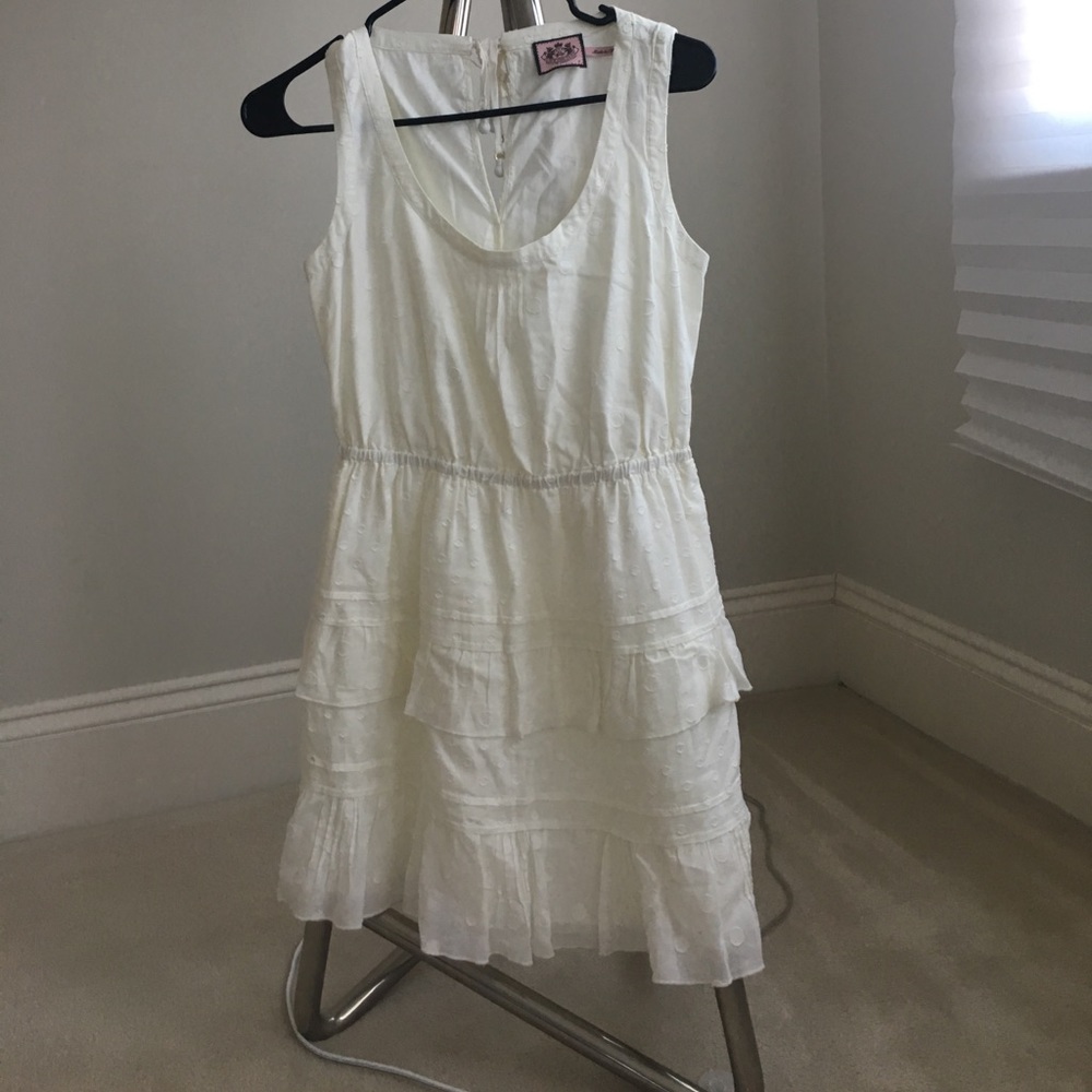 Juicy couture white dress  size p